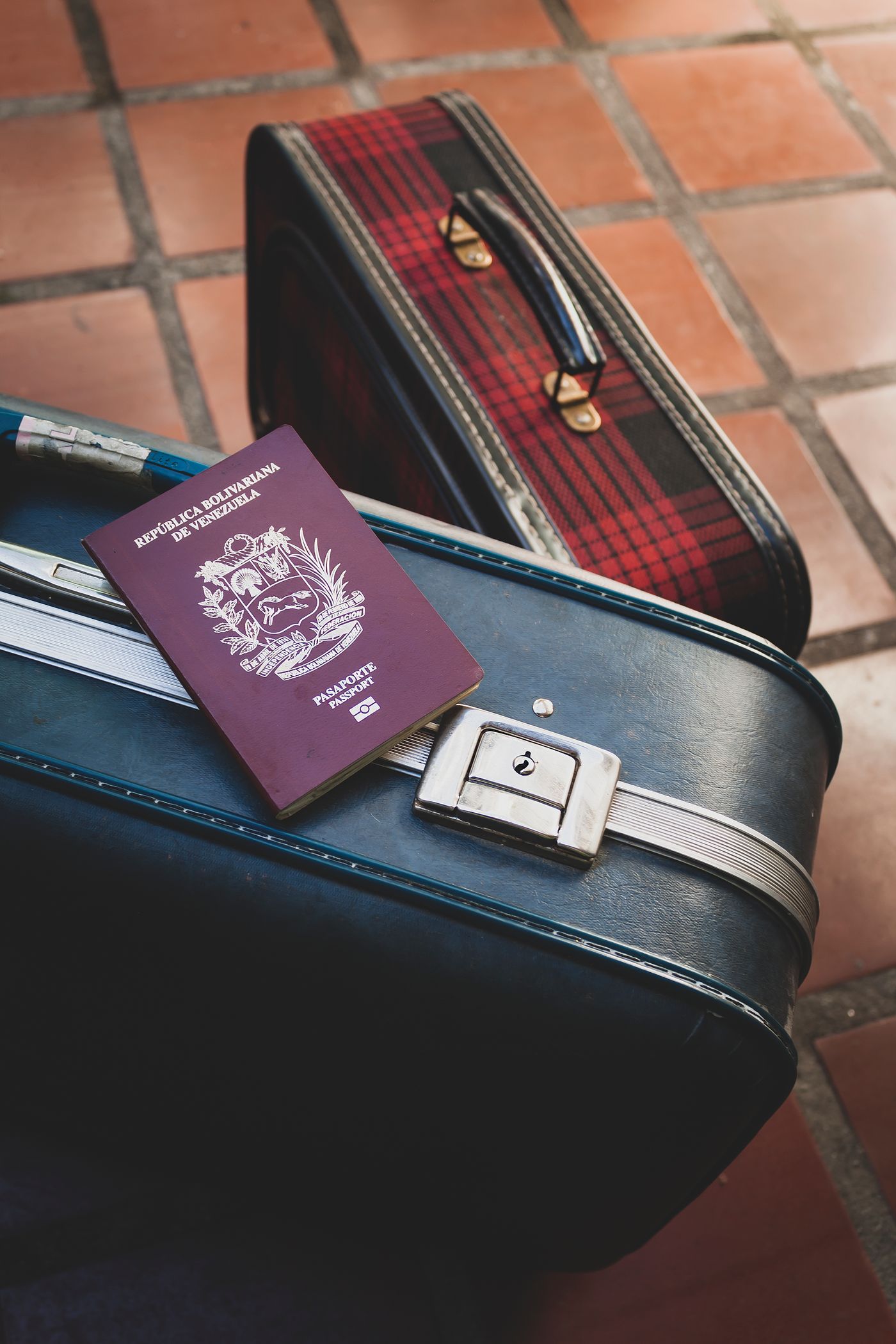 Koffer für die Reise gepackt